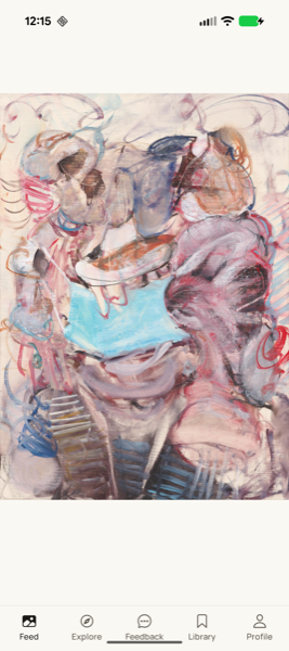 Gesso Feed view: Adrian Ghenie, Figure with Mask